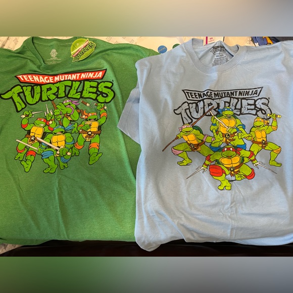 2 new TMNT graphic tees size 2XL - Picture 1 of 6